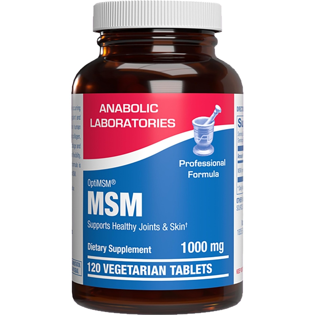 Metilsulfonilmetan MSM Supliment 1000mg - High Putere Soft tesut & Joint Supplement with MSM from OptiMSM - Vegetarian Non-GMO & Made in the USA in cGMP Facilitati - 60 Servings
