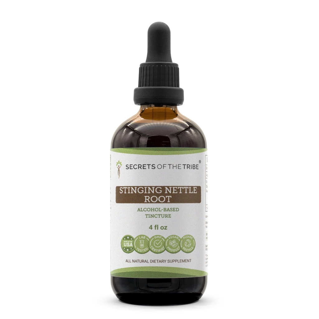 Secrete ale Extractului de alcool din rădăcini de ciupercă, Stinging Nettle (Urtica Dioica) Rădăcină uscată 4 OZ
