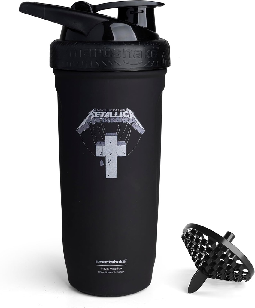Smartshake Rockband Reforce Snicle Steel Proteina Shaker Sticla 900 ml 