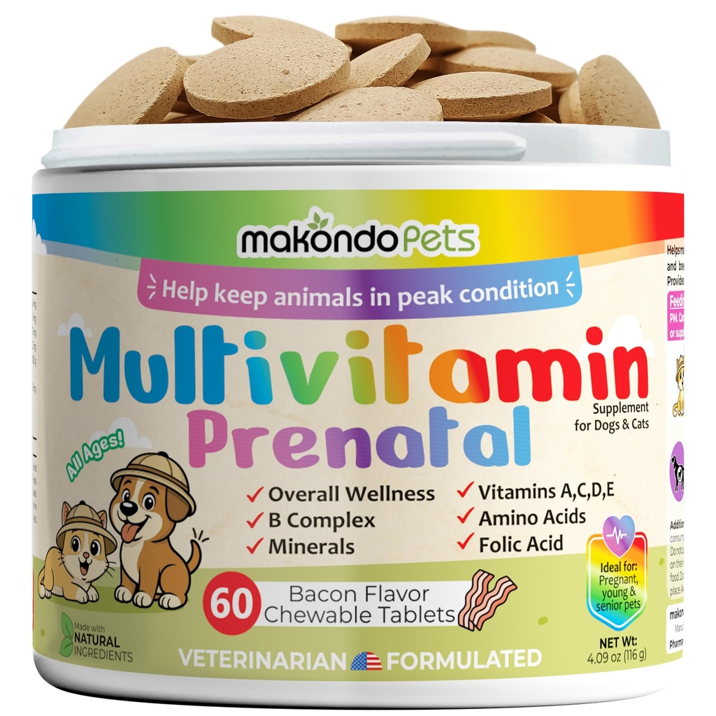 Câine Vitamine prenatale  Ideal pentru Gravida, Alaptarea si nou-nascuti Animale de companie 