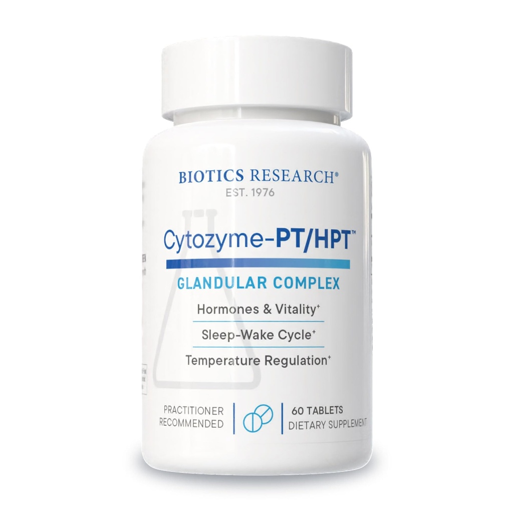 Biotics Research Citozyme PT HPT Lamb Pituitary/Hypothalamus Complex, sprijină funcția Pituitary Gland și Hypotalamus, Adrenal Health, Brain Boost 60 comprimate