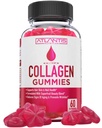 Atlantis Nutritie Colagen Peptides Gumies pentru femei - Formulat cu tipul I & III - Vitamina si Superfructe Beauty Blend - Formulat pentru a sprijini parul, unghii si piele Sanatate 