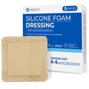 LotFancy Silicon Foam Dressing, 4"x 4" (2.5