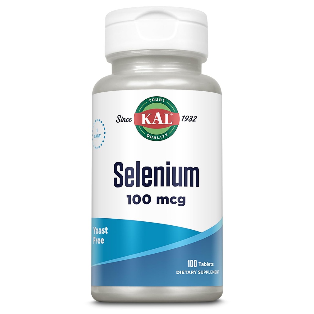 Kal 100 Mcg Seleniu Comprimate gratuite, 100 Conte