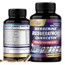 Cadane Resveratrol Supliment - 10in1 Plus cu Querbetin, Berberine, Ceai Verde, Seminte de struguri, Hawthorn Berry, Turmeric, Rhodiola Rosea, Ginkgo Biloba, și Black Pepper - 60 capsule