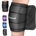 Pachete de gheață pentru leziuni Reutilizabile, Genunchi Gel Ice Pack Wrap Durere Ajutor pentru Chirurgie de înlocuire genunchi, Umflare, Lacrimă Menisc, ACL, Leziuni sportive, Vânătăi și Artrită, Elbow Ice Pack Negru