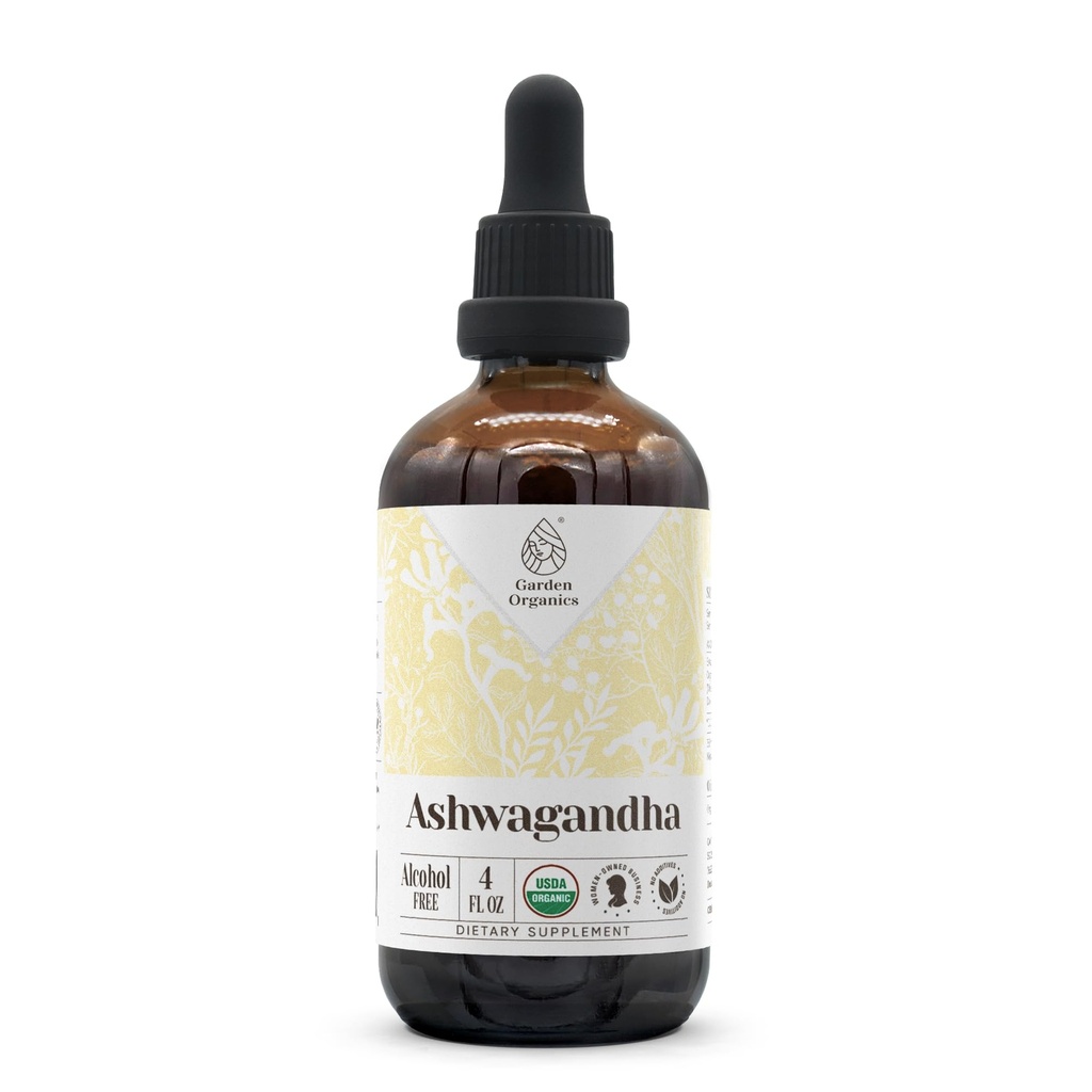Ashwagandha USDA Organic-Libera de alcool 