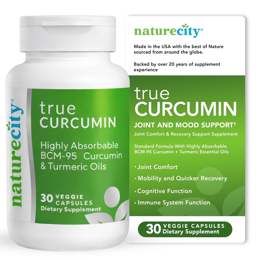 NatureCity True-Curcumin Turmeric Supliment 
