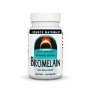 Sursa Naturals Bromelain 500 mg Proteolitic Enzyme Supliment - 60 comprimate