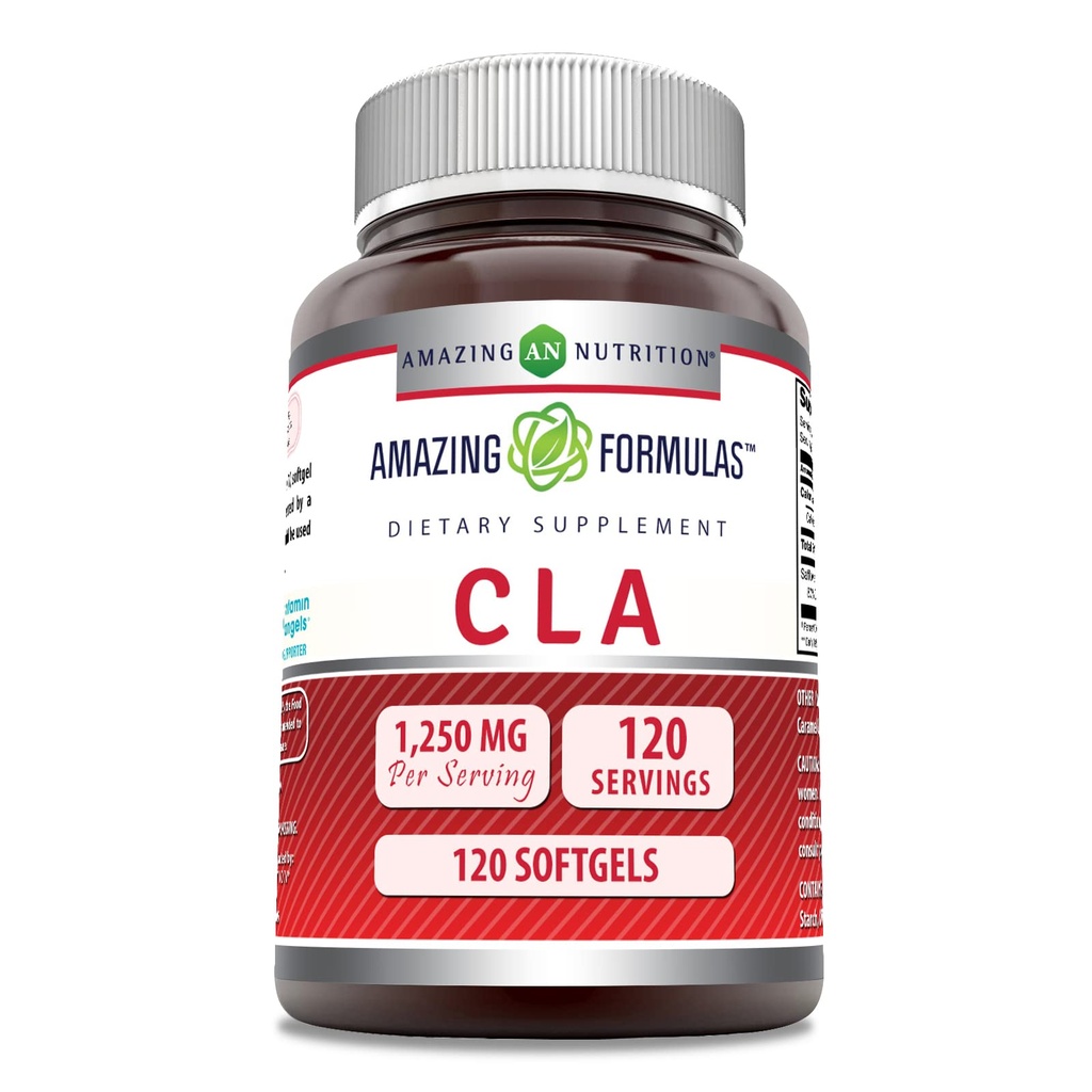 Formulare uimitoare CLA (acid linoleic conjugat) 1250 Mg 