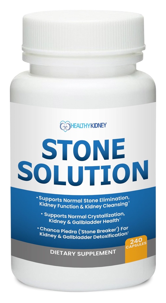 Soluţie de piatră Capsule - Dizolvator natural, Suport de piatră rinichi & Cleanser rinichi Chanca Piedra Stone Breaker Gallbladder Cleanse, Flush & Stop Recurence, Stone Relief 60 Servings