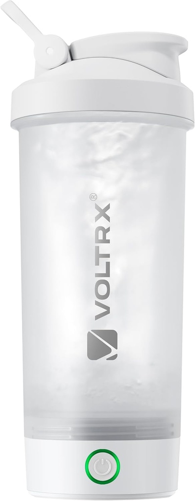 Sticla VOLTRX Shaker Proteine, Fuziune USB C Reîncărcabile Electric proteine Shake Mixer, Cupe Shaker pentru Shakes Proteine și Mese de înlocuire Shakes, BPA gratuit, 24 oz