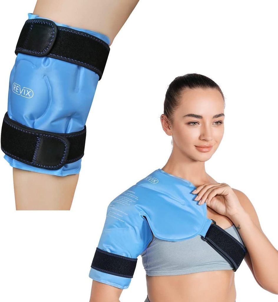 REVIX REVIX Ice Pack pentru Genunchi de relief durere și pachet de gheață umăr pentru leziuni reutilizabile