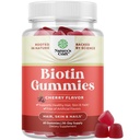 Gume naturale Biotin pentru cresterea parului - vitamine Biotina Pielea parului si unghii Gume pentru femei si barbati - Vitamine de crestere Femei cu acid pantonic
