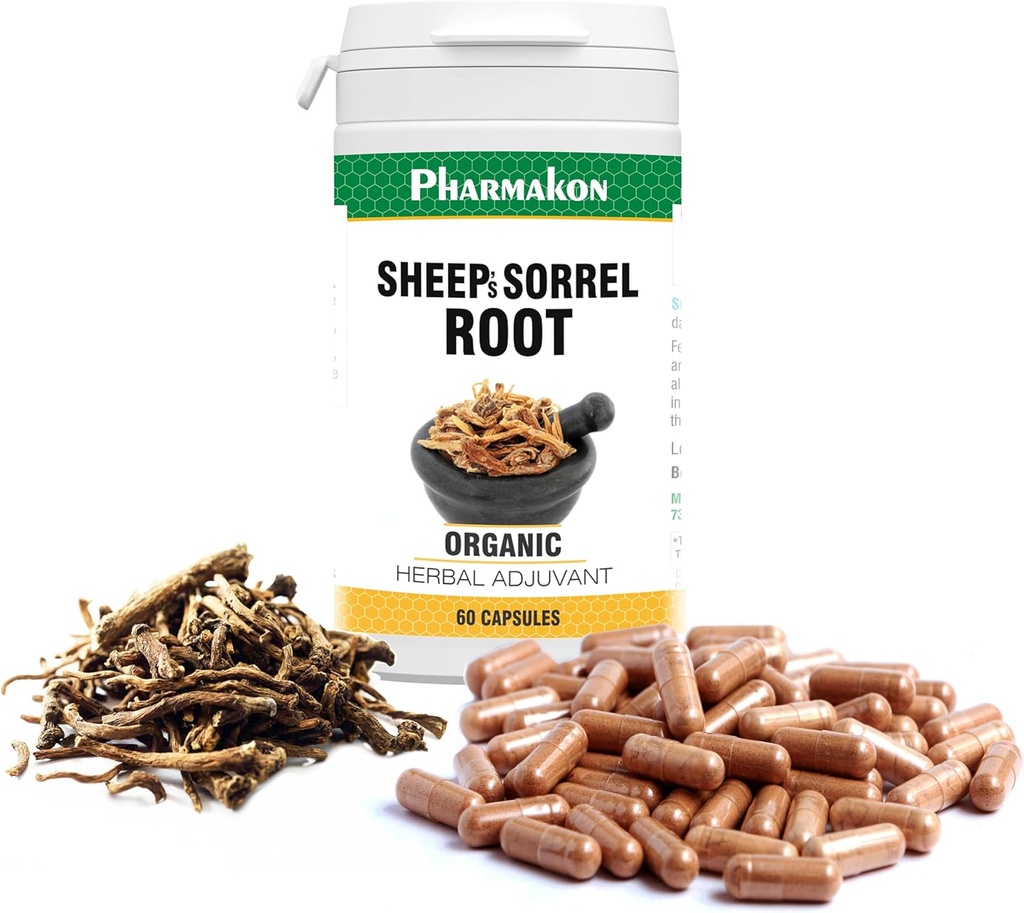 PHARMAKON oaie Sorrel root extract, foarte potent, Conține rădăcină numai, Made în Germania