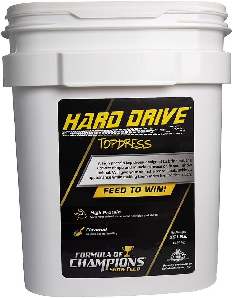Hard drive Topodress Pelleted Supliment pentru bovine, ovine, caprine, și porci, 35 lb Bucket