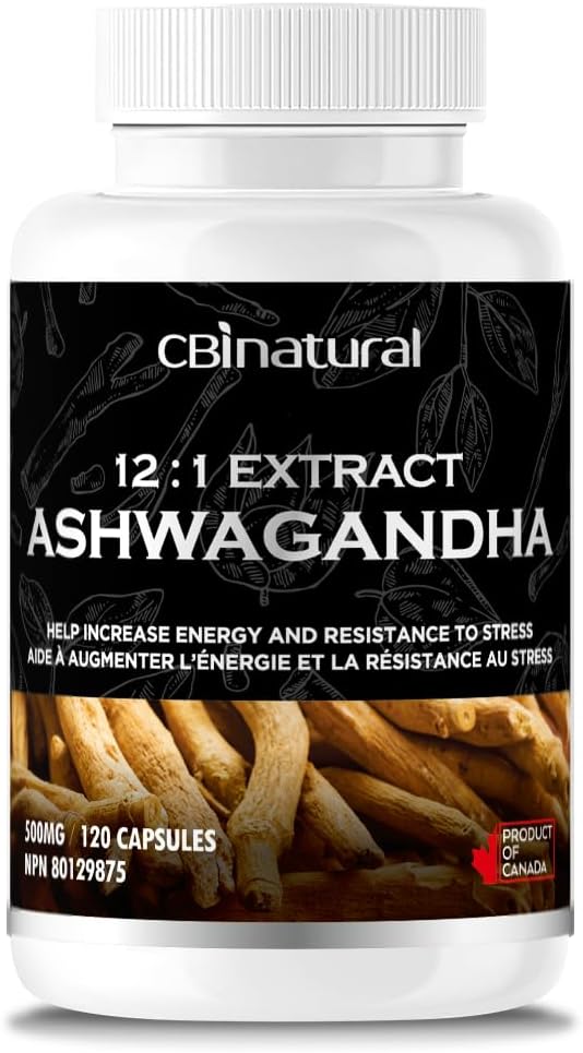 BICnatural Ashwagandha 12:1 Extract 500 mg (6000 mg echivalent) 