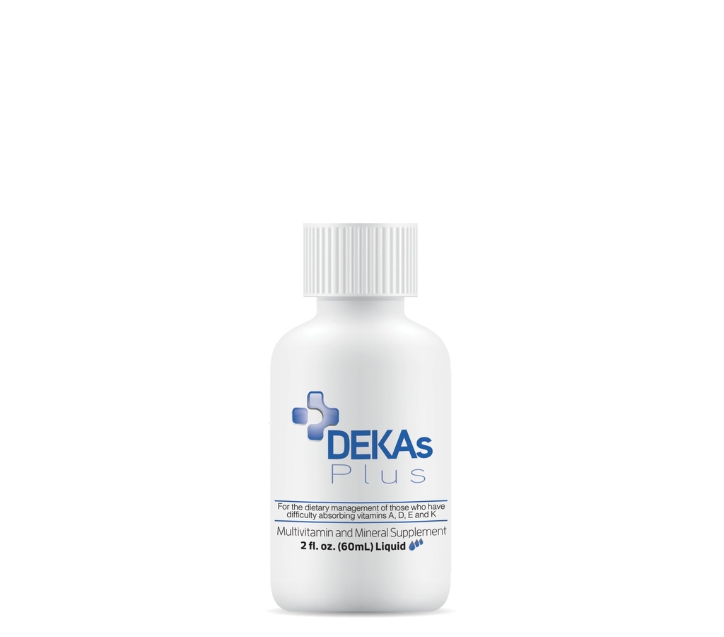 DEKAs Plus lichid, 2 oz. Pe flacon