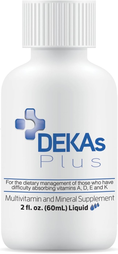 DEKAs Plus lichid, 2 oz. Pe flacon
