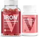 Gume de fier Vegan + Bisglicinat de fier 30MG 