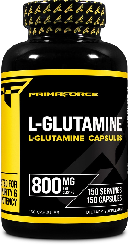 Primaforce L- Glutamină, 800 mg (150 capsule)