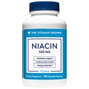 Suportul pentru vitamina Shoppe Niacin - Colesterol - 500 MG (100 capsule vegetale)