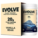 Evolve Proteine Powder, Ideal Vanilla, 20g Proteine, 1 Pound (Pachet de 2)