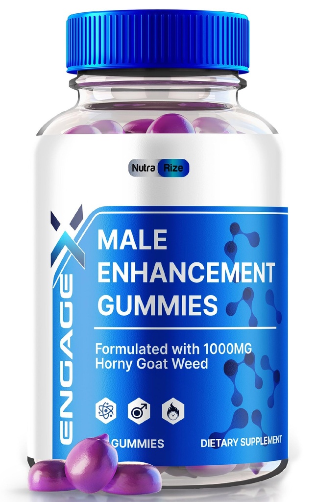 Activează X Gummies, Angajați X Gummy Suport de performanță, Toate Suplimentul natural pentru bărbați, EngageX Advanced Formula Vitamina pastile pentru energie și energie, EngageX Recenzii (60 Gummes)