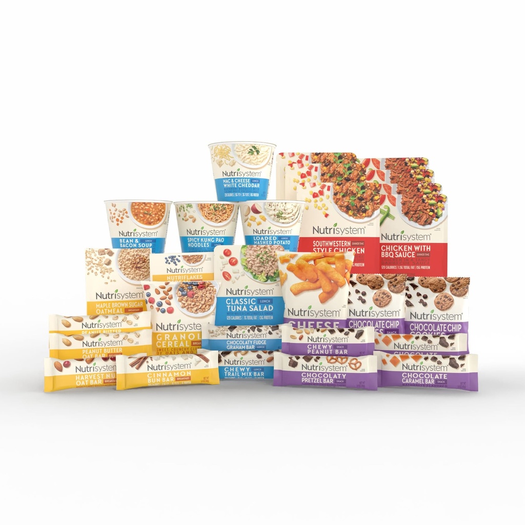Nutrisystem® Kickstart Protein Powered 7-Day greutate pierdere Kit cu 28 mese delicioase și gustări