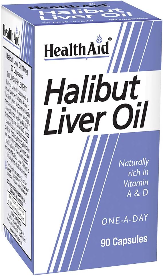 HealthAid Halibut Ulei de ficat - 90 capsule