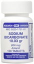 Bicarbonat de sodiu Antiacid (650 mg) - 100 comprimate