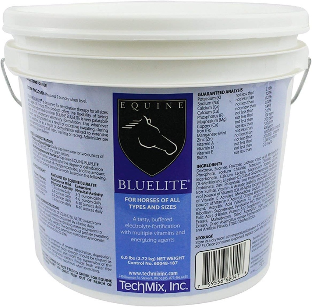 TechMix Equine BlueLite pulbere, 6 lbs.