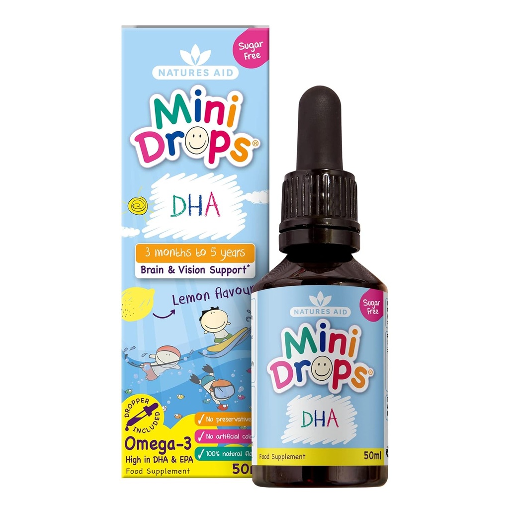 NATURA AJUTOR Copii Dha picături, 50 ML