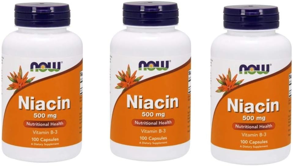 ACUM alimente - Niacin Vitamina B-3 500 mg. - 100 capsule (multi-pachet)
