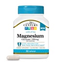 Glicinat de magneziu din secolul XXI 200 mg capsule per Serving, 90 Număr de capsule