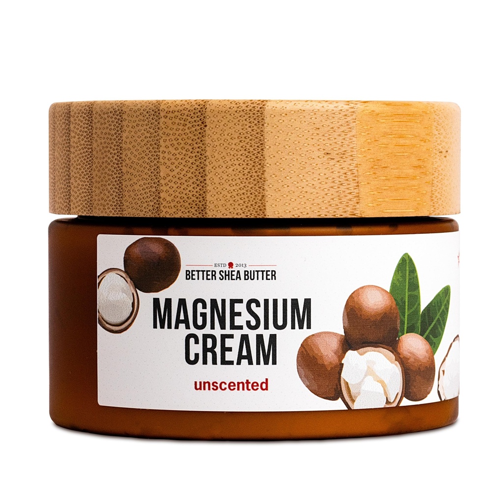 Crema de magneziu Shea unt mai bine pentru cramps picior 