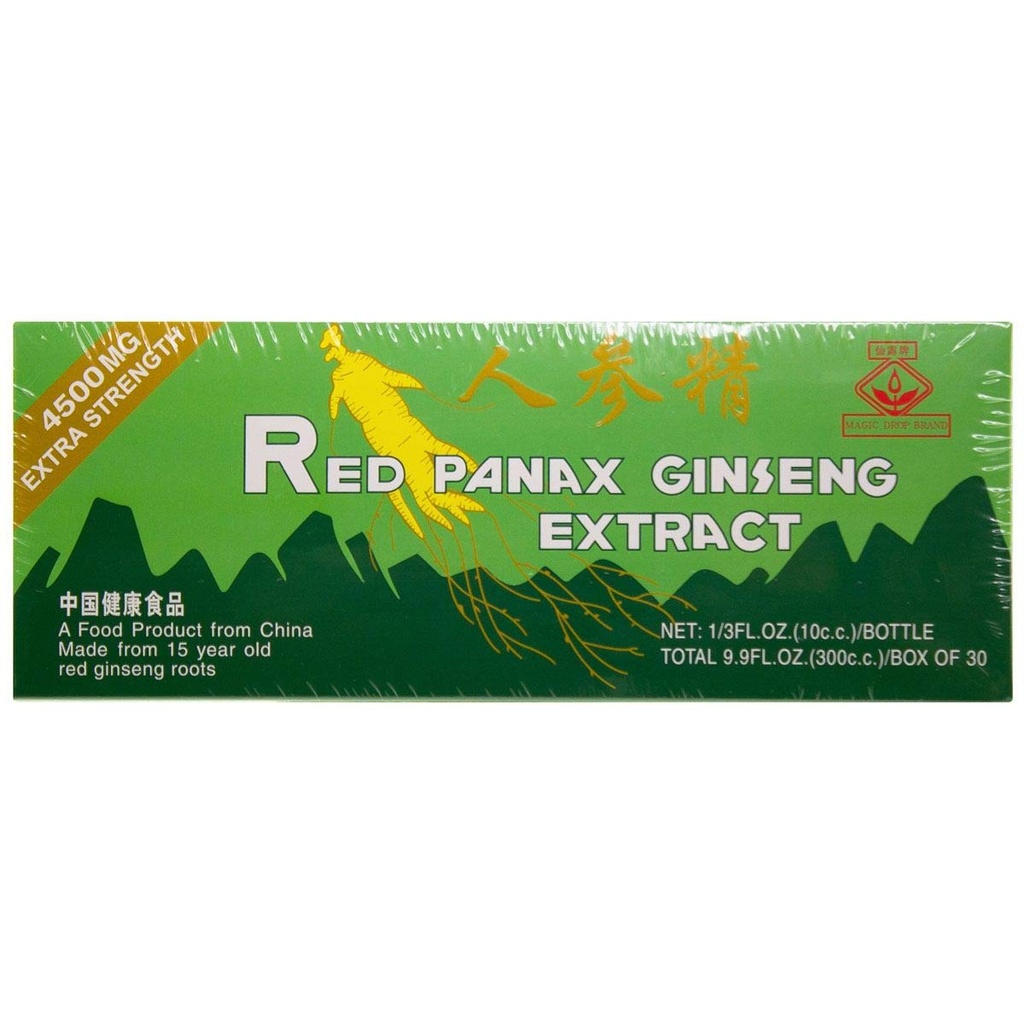 Global 20 Anul vechi Red Panax Extract de ginseng - extra Putere- 10ml X 30 sticle - Pachet valoare
