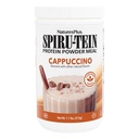 NaturesPlus SPIRU-TEIN Shake - Aroma Cappuccino - 1,1 lbs, pulbere de proteine Spirulina - Înlocuirea mesei pe bază de plante, vitamine și minerale pentru energie - vegetariană, gluten-free - 16 Serviri