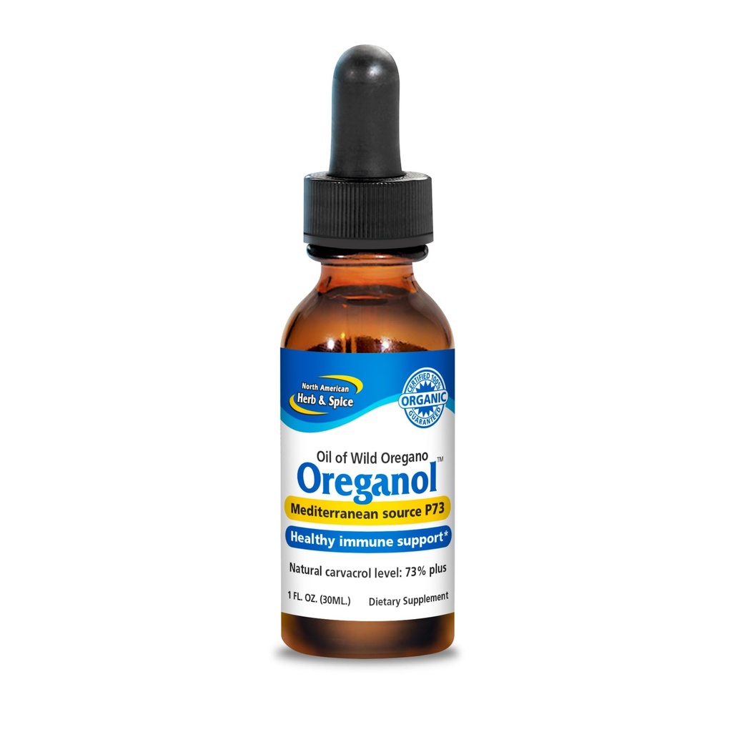 NORD AMERICAN HERB & SPICE Oreganol - 1 fl oz, Pack of 3 - Unprocesed, Wild, Organic Oregano Oregano Oleganol - Mediterranean Source P73 - Non-GMO - 1296 Total Servings