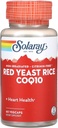 Solaray Red Yeast Rice Plus CoQ-10-60 Capsule vegetariene