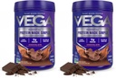 Vega Proteina facuta simplu, Ciocolata intunecata - Stevia Free Vegan Praf de proteine, pe bază de plante, sanatos, Gluten gratuit, Pea Proteina pentru femei si barbati, 9.6 oz (Packing May Vary) (Pachet de 2)