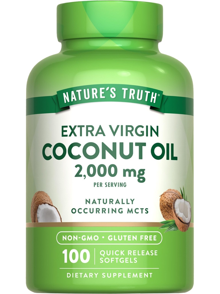Natura's Truth Nucă de cocos Suplimentul de ulei 