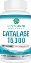 Cele mai bune Naturale Pământ Catalase Supliment 15.000 - Suplimente pentru parul puternic - 60 capsule (60 de zile de aprovizionare)