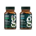 Gaia Herbs ulei de Oregano - supliment de suport imun și antioxidant - 60 Vegan lichid Fito-Capsules & Black Seed Oil - Lung, Respirator, și suport antioxidant - 60 Vegan lichid Fito-Capsules (2
