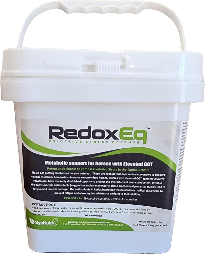 SynNutra Equine RedoxEq- pentru GGT ridicat 100% naturale 30 Serviri