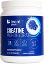 LeanFit Sport CREATINE MONOHYDRATE pulbere, nearomat - Informate alegere Certified, Micronited & Pharmaceutical grad Creatina, Gluten-Free, Vegan 5g Creatina Per Serving, 100 Serviri, 17.64oz Tub