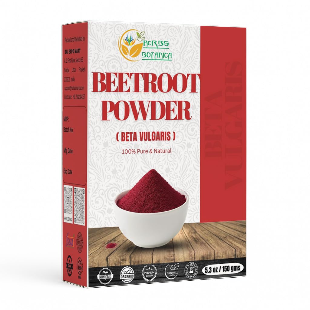 Herbs Botanica Beetroot Powder for Cooking and Smoothies 