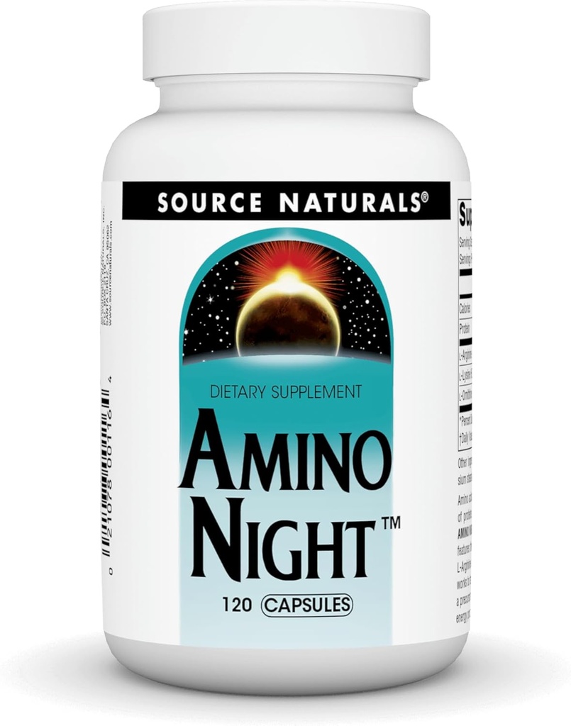 Sursa Naturals Amino Night - Advanced Amino Acid Formula * - 120 Capsule