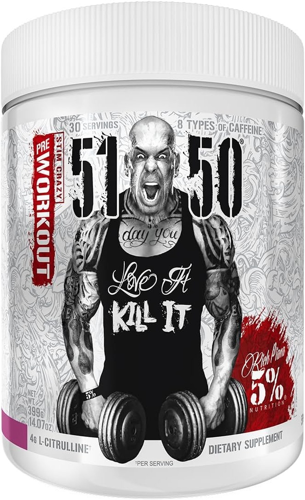 Rich Piana 5% Nutritie 5150 High Stim Pre-Workout Powder 