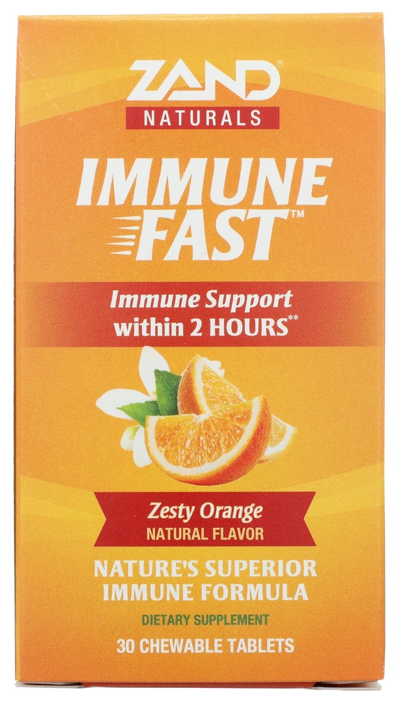 Zand Imun Fast Zesty Orange Chews 